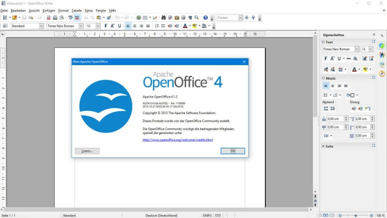 Bürosoftware kostenlos: OpenOffice