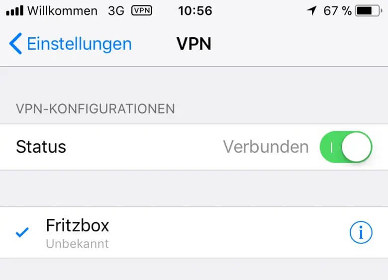 FritzBox VPN einrichten: Schritt 6