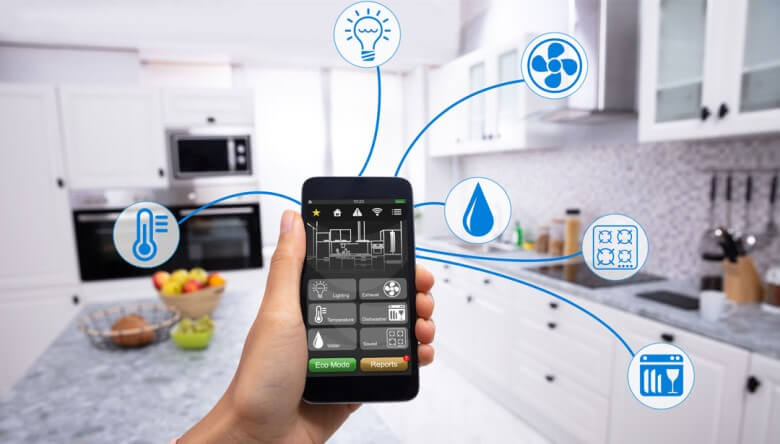 Smart home Anwendungen auf dem Handy