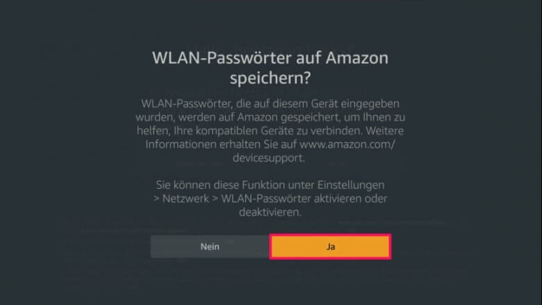 Schritt 11: Amazon TV Stick einrichten