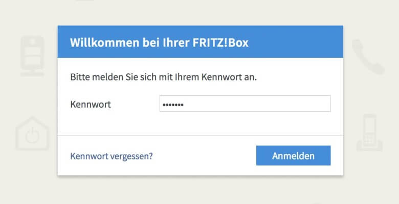FritzBox zurücksetzen: Benutzeroberfläche Deines Routers
