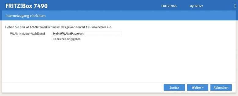 FritzBox als Repeater: Netzwerk einrichten Schritt 5