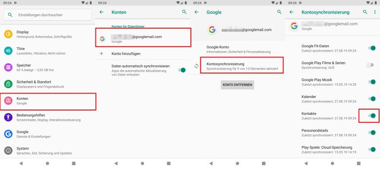 Neues Handy einrichten: Kontakte übertragen